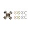 Spicer Universal Joint; Non-Greaseable; Conversion Joint 1330 X 7290 Series 5-7437X - alternate 1